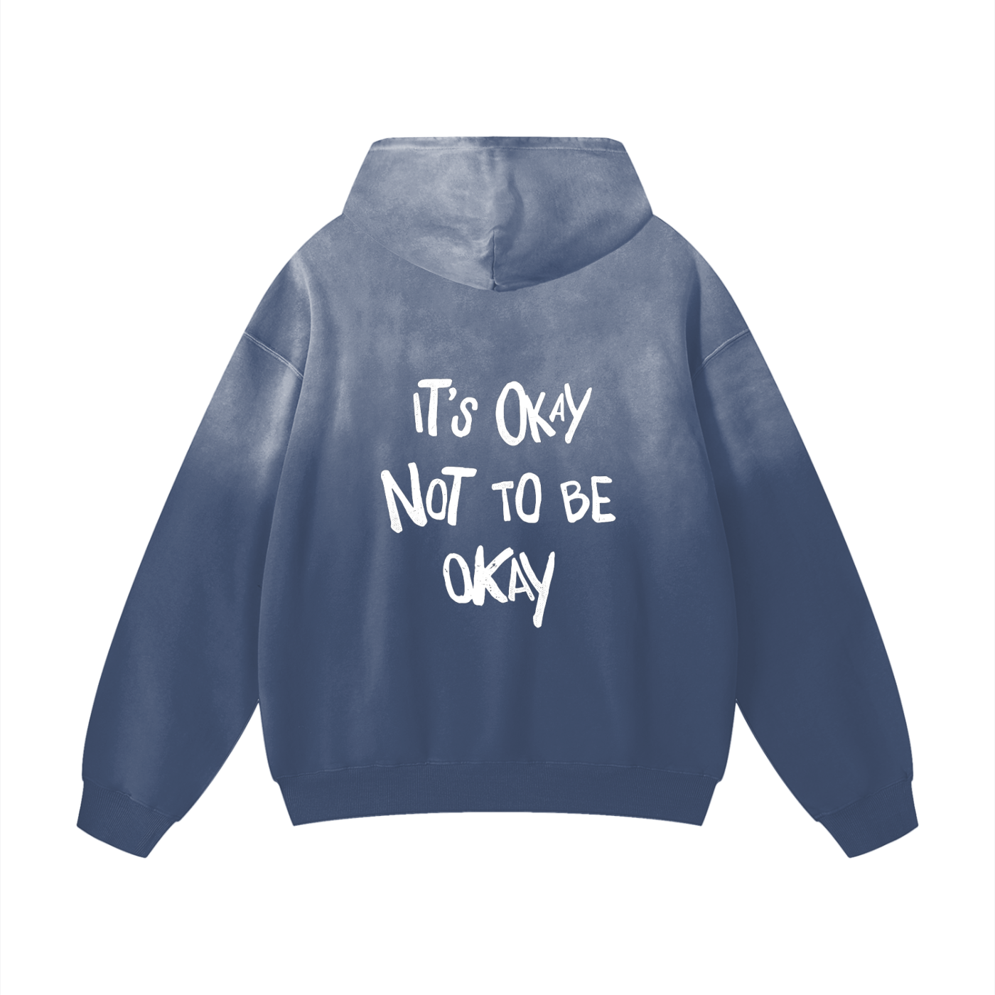 Thick streetwear hoodie,Mental health awareness hoodie,Oversized casual hoodie,Graphic message hoodie