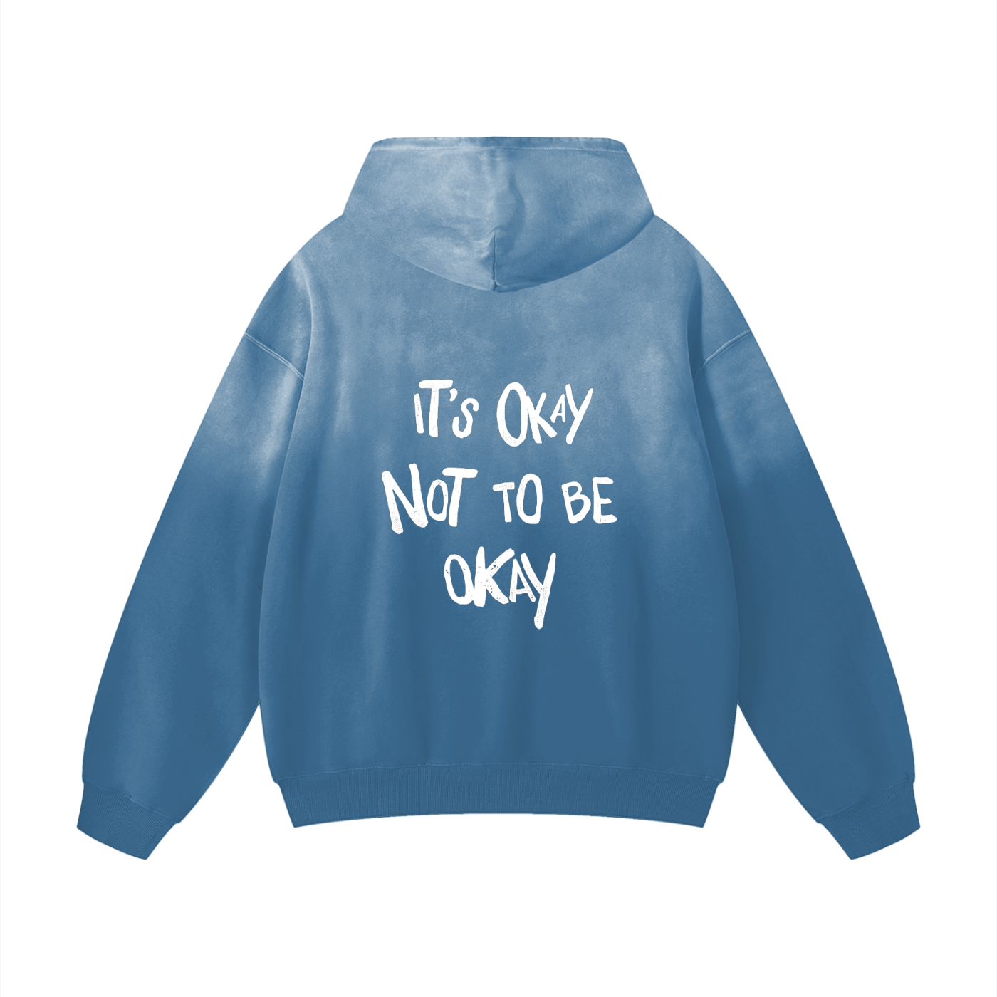Thick streetwear hoodie,Mental health awareness hoodie,Oversized casual hoodie,Graphic message hoodie