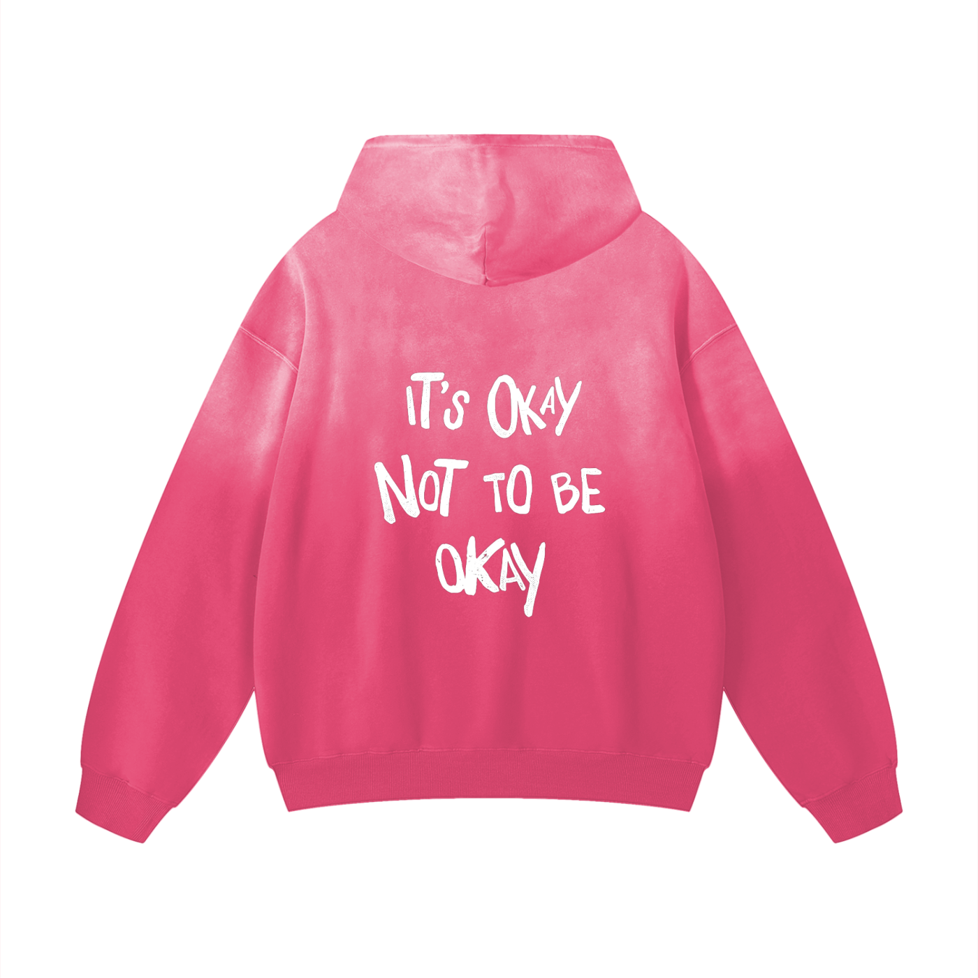 Thick streetwear hoodie,Mental health awareness hoodie,Oversized casual hoodie,Graphic message hoodie